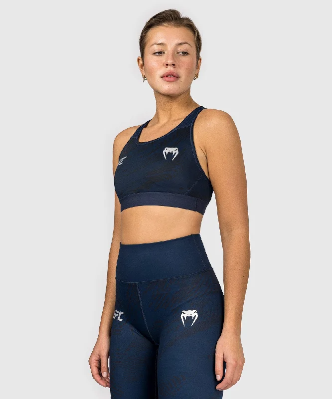 Versatile Comfort Wear UFC Fusion by Venum Fight Week Women’s Sports Bra - Oceanic Blue