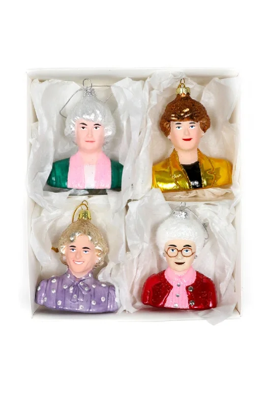 Exquisite Craftsmanship Tiny Golden Girls Ornaments