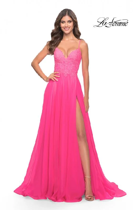 Fashion Innovation Prom Dress 31506 | Neon Pink