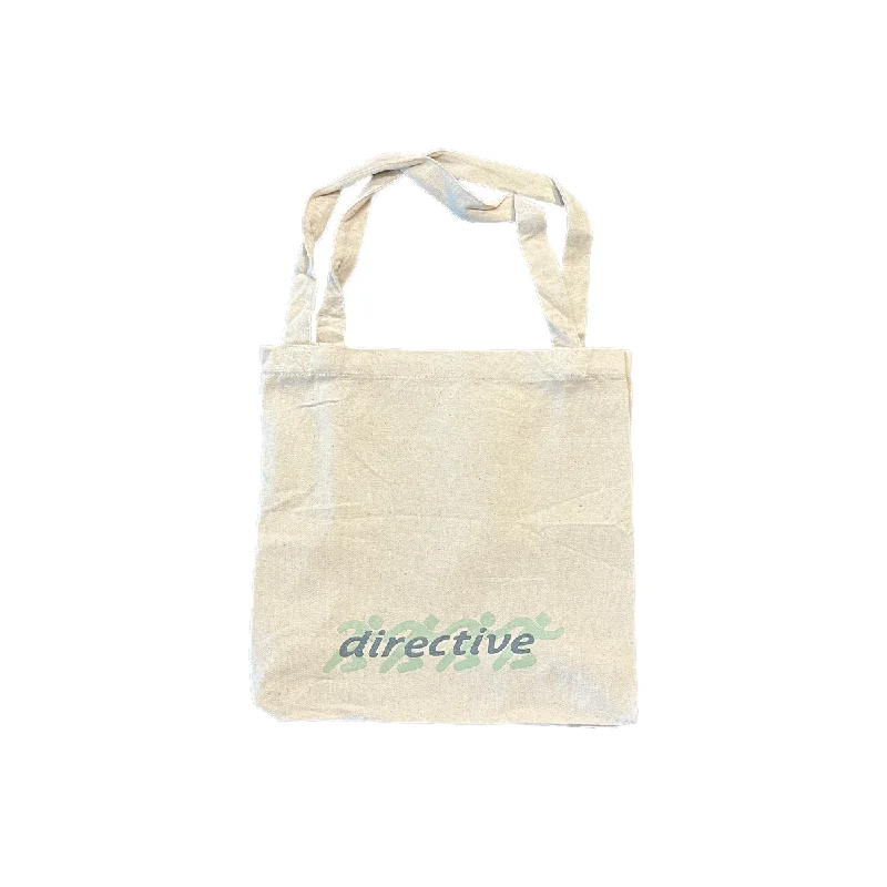 College Style Directive Runner Tote Bag - Natural