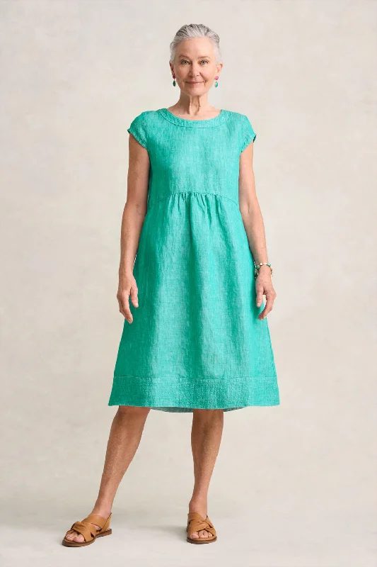 Energy Wear Twill Hemp Linen Shift Dress