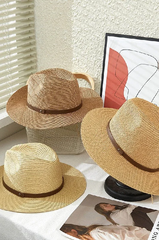 Celebrity Style Band Trim Fedora Hat