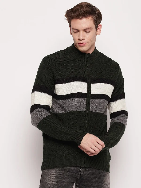 Diamond Series Men Olive Sweater