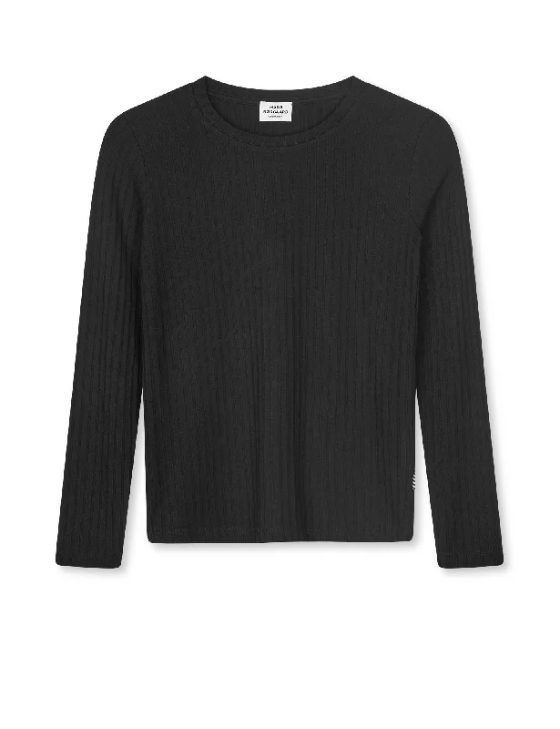 Trendy Layers 5x5 Solid Talika Top, Black