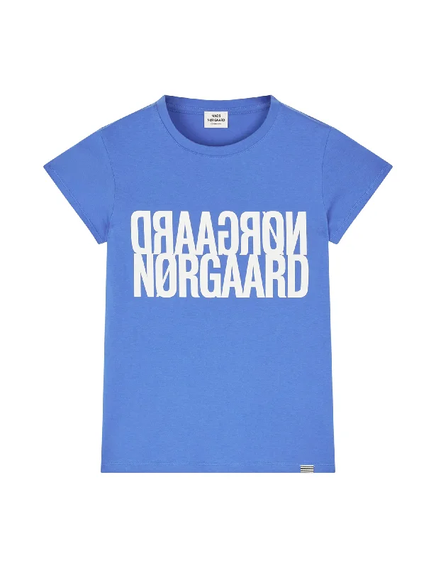 High-end Design Single Organic Tuvina Tee, Amparo Blue