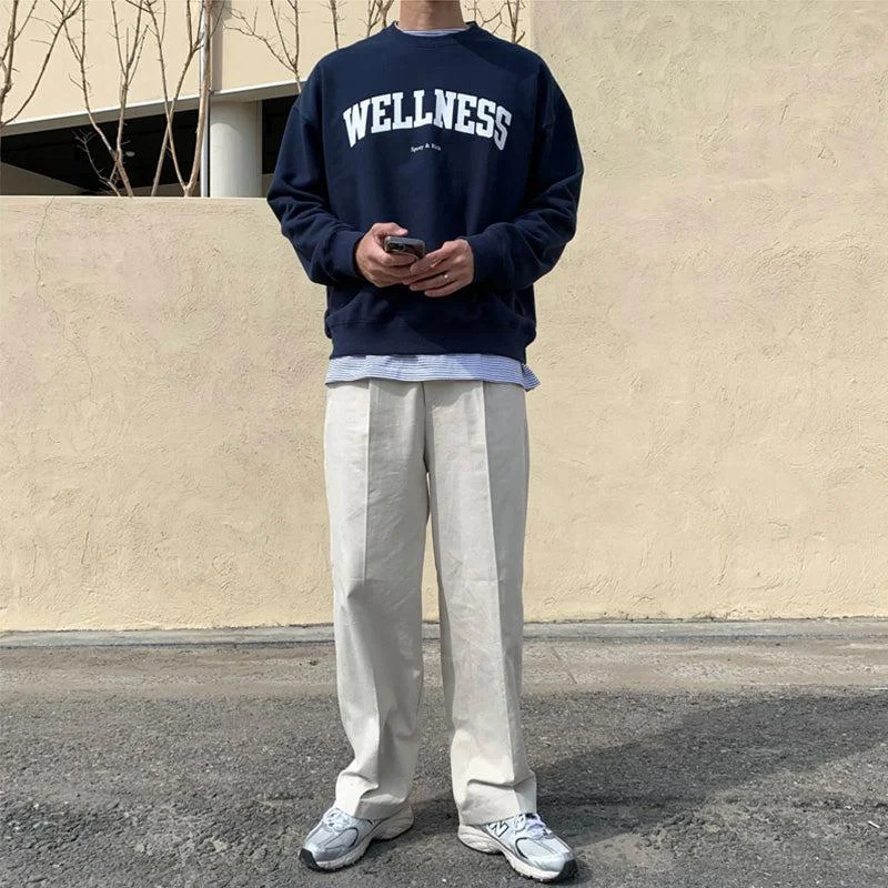 Classic Retro WELLNESS Graphic Pullover