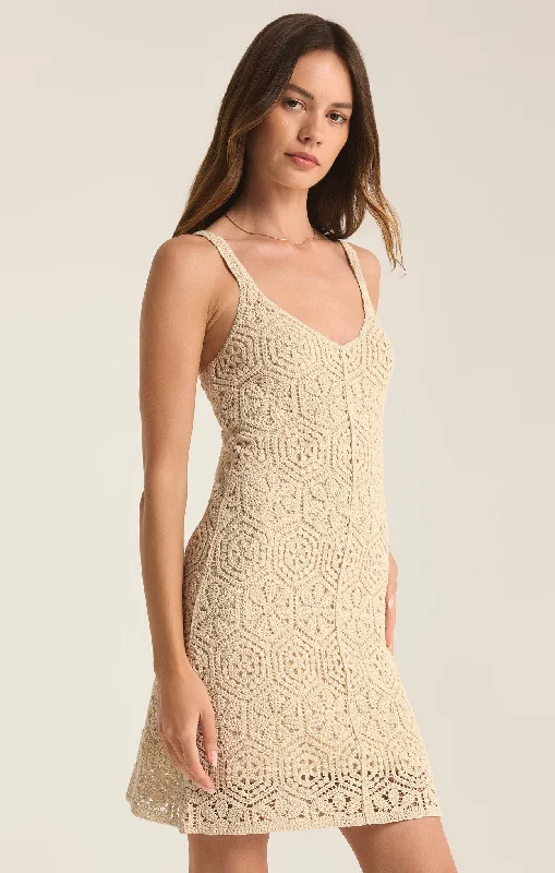 Comfort Fit Allure Crochet Mini Dress