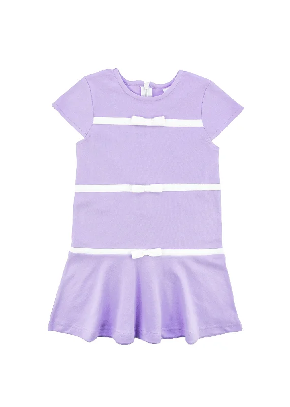 Classic Knit Dress With Bows