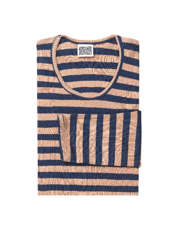 Relaxed Weekend Wear 101 Kids Broadway, Marine/Camel
