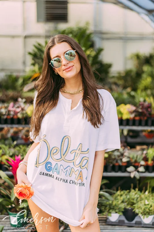 Comfortable Lifestyle Delta Gamma Colorful Recruitment Henley