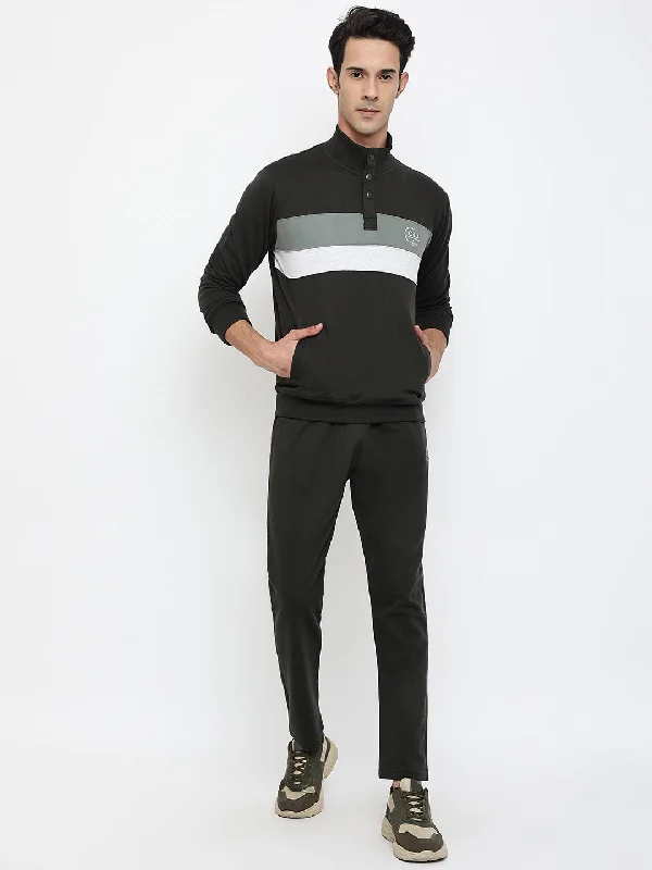 Must-have For Fashion Men Olive Tracksuit