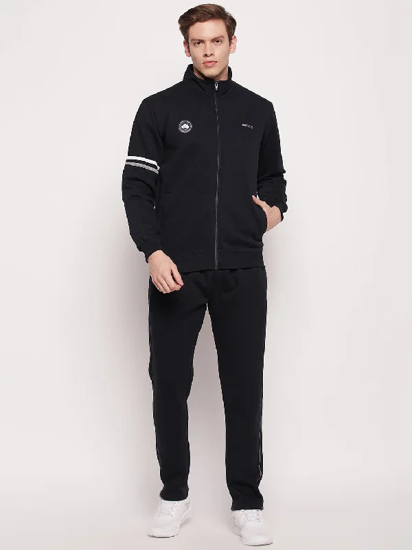 Personalized Outfit Men Navy Tracksuit