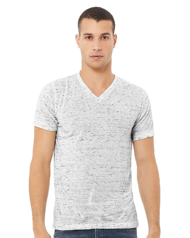 Elegant Dressing BELLA + CANVAS Textured Jersey V-Neck Tee 3655