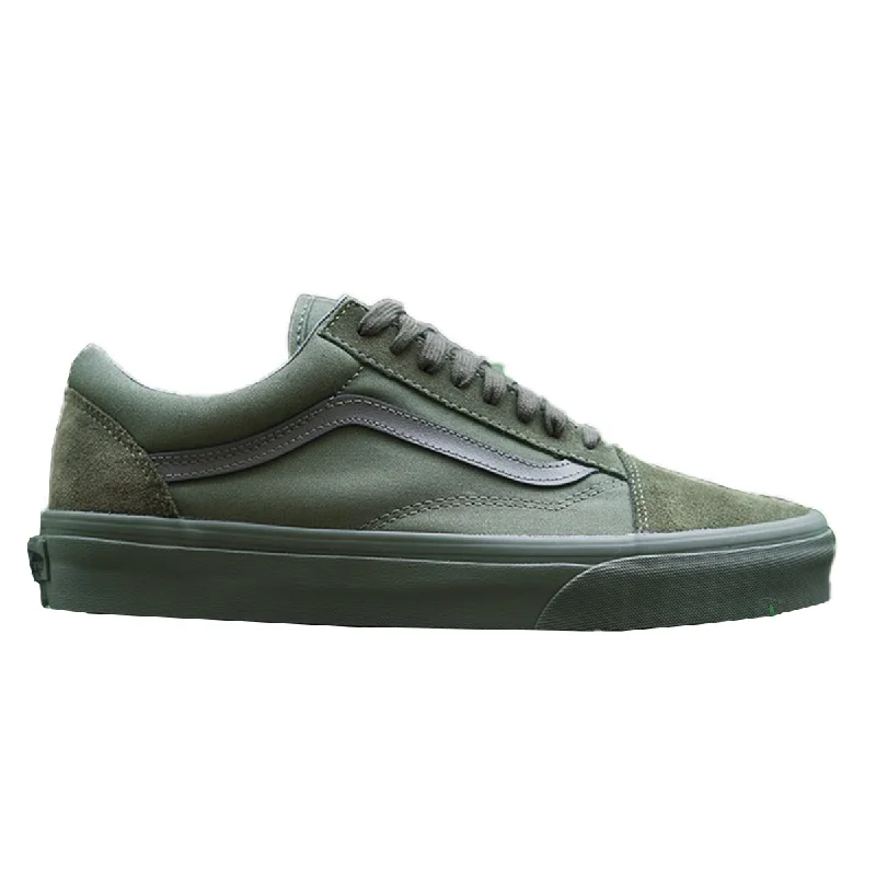 Boutique Recommendation Vans Skate Old Skool Shoes - Mono Olive