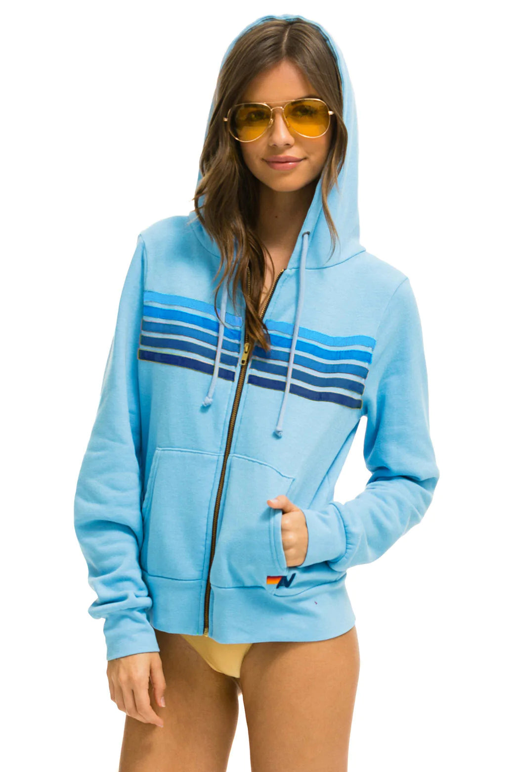 Trendy And Casual 5 Stripe Hoodie