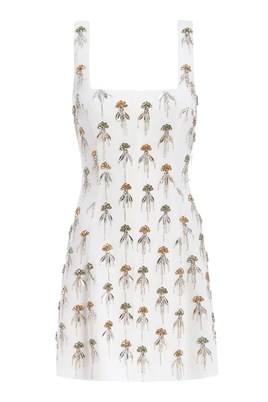 Spiritual Vitality Venetia Hand-Beaded Mini Dress