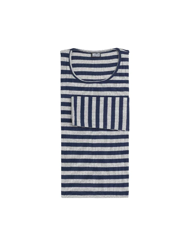Breezy Outfits 101 Broadway, Marine/Grey melange