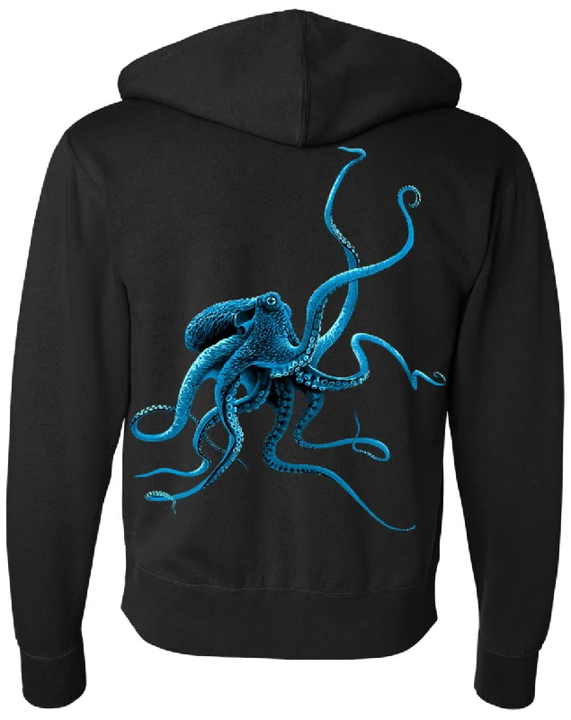 Easy Style Octopus Sweatshirt Zip-Up Hoodie