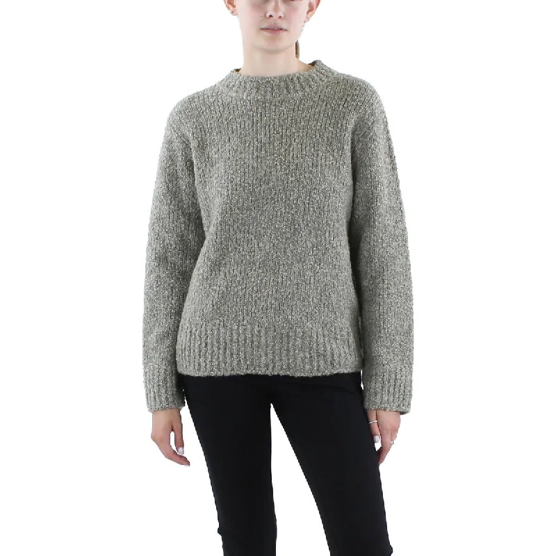 Trendy Looks Eden Womens Textured Mock Neck Pullover Sweater