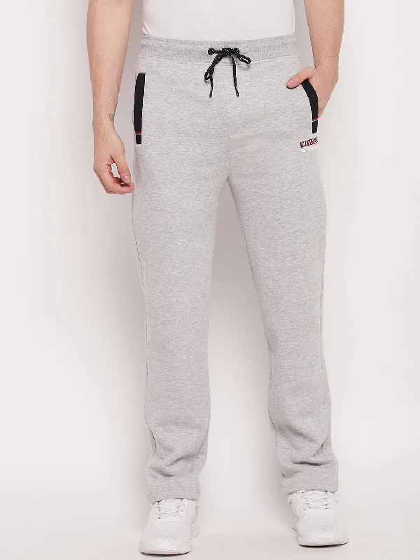 Lazy Style Men Grey Melange Trackpant