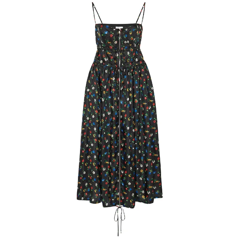 Effortless Looks Drawstring Slip Dress