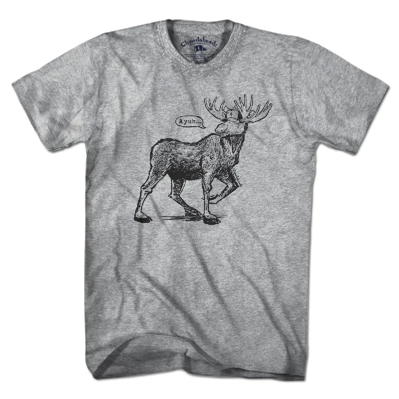 Avant-garde Design Ayuh...Maine Moose T-Shirt