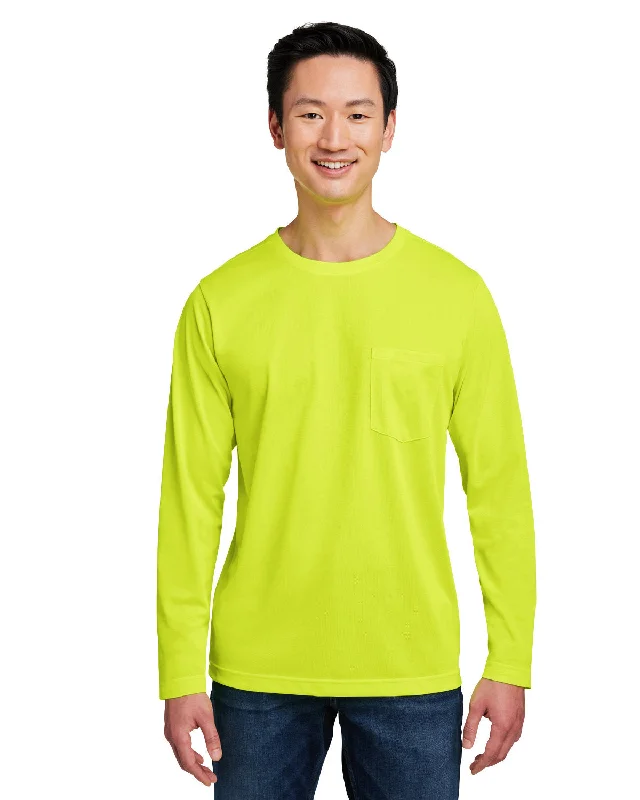 Urban Design Sense Harriton Unisex Charge Snag and Soil Protect Long-Sleeve T-Shirt M118L