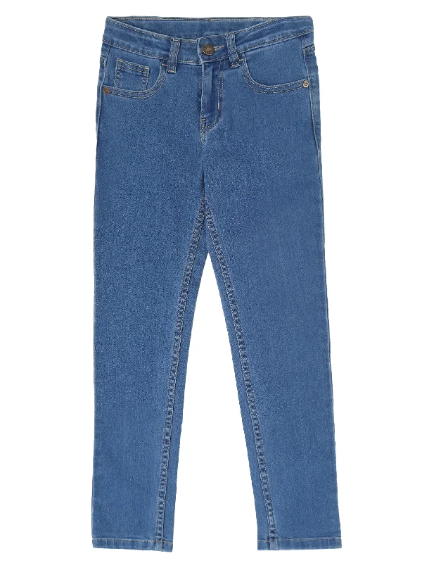 Versatile Comfort Wear Girl Med Blue Jeans