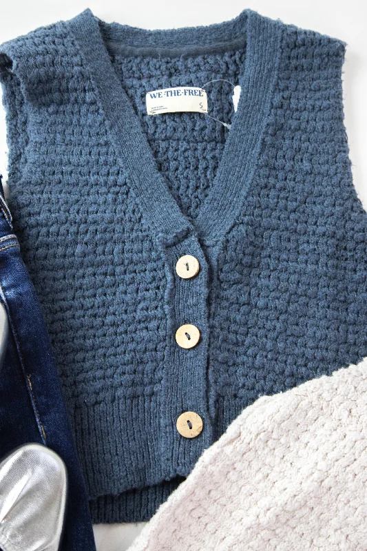Luxury Fashion Ava We The Free Vest, Vintage Indigo | Free People