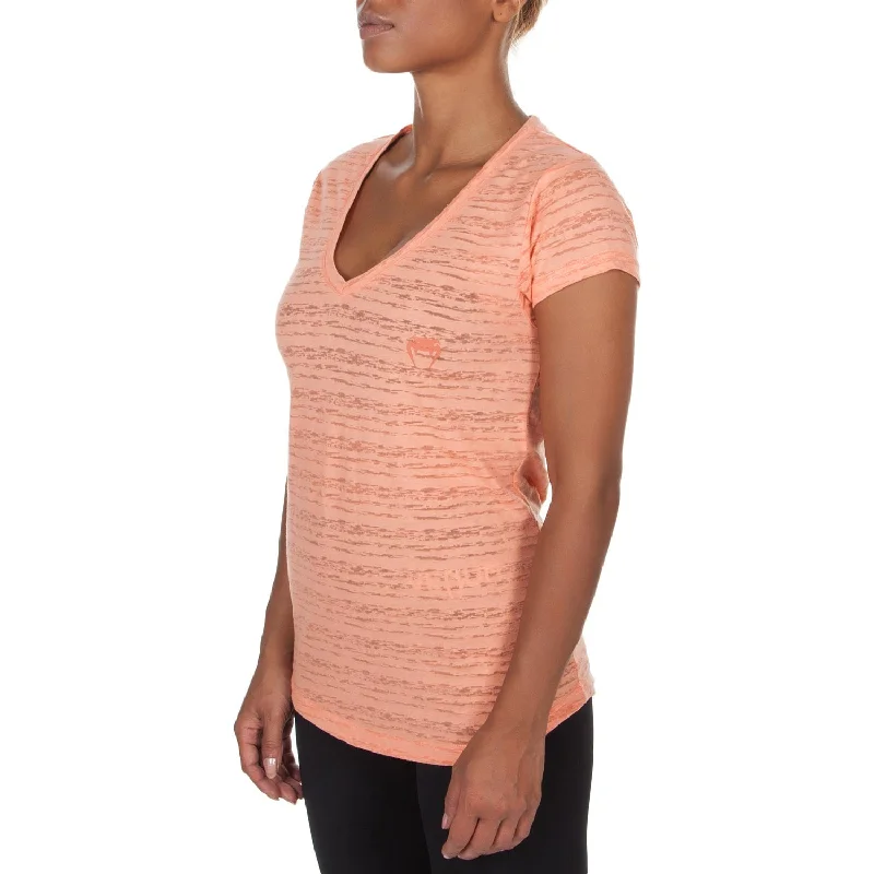 Casual Comfort Wear Venum Essential V Neck T-Shirt - Apricot