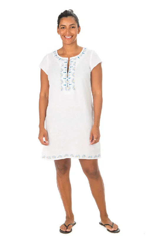 Soft Fabric Looks Rachel Dress - White