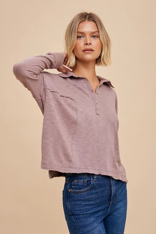 Warm Winter Series Garment Washed Polo