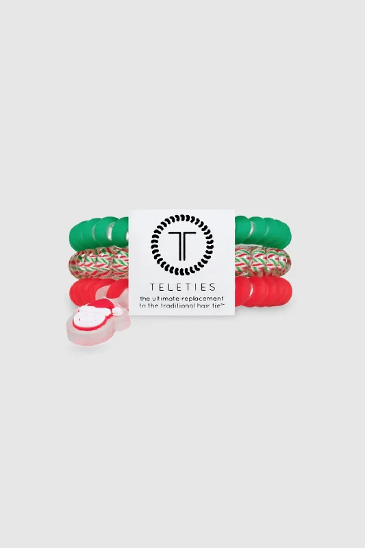 Cozy Fashion Teleties Small Bands Pack in Santa Baby | TT-S-465
