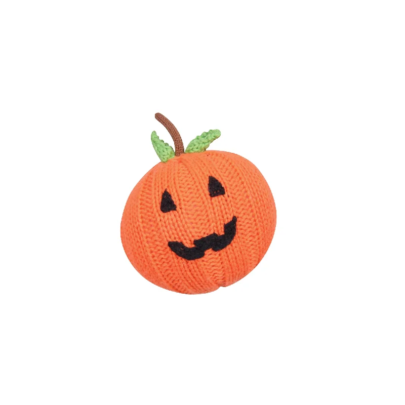Double-sided Wear Pumpkin Rattle 5"