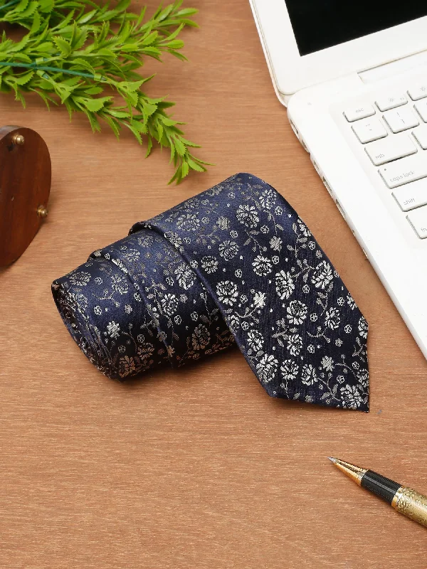 Youthful Style Men's Navy Blue Fashion Broad Tie