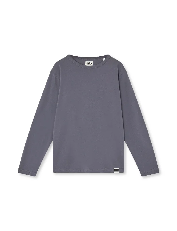 Urban Sense Organic  Thorlino L/S Tee FAV, Dark Grey