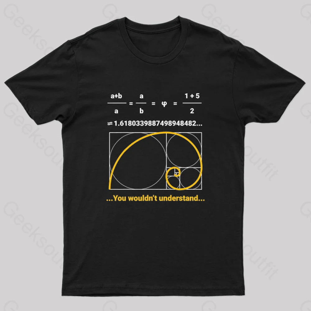 Romantic And Fresh Pi Number Fibonacci Spiral Golden Ratio Geek T-Shirt