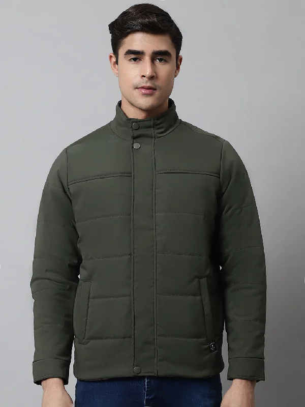 Fashionable Items Mens Olive Jacket
