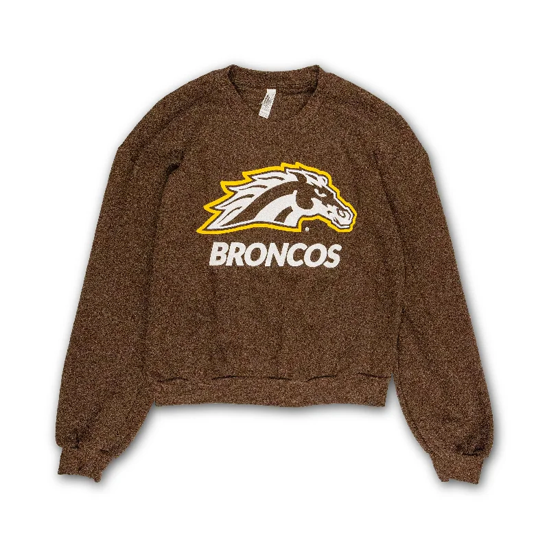 Casual And Comfortable Glowing Horse Head Women's Crew