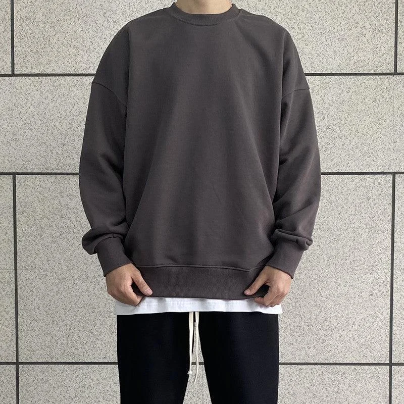 Elegant Style Round Neck Basic Sweater