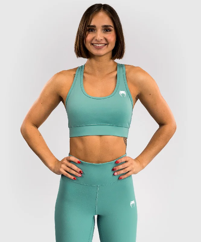 Warm Atmosphere Venum Essential Women's Medium Impact Sports Bra - Aqua Green