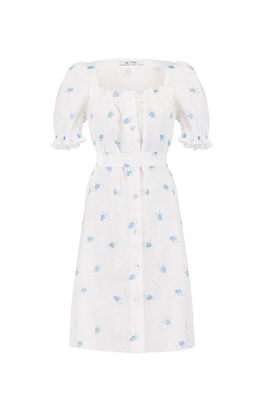 Fashionable Inner Wear Brigitte Mini Dress in Linum