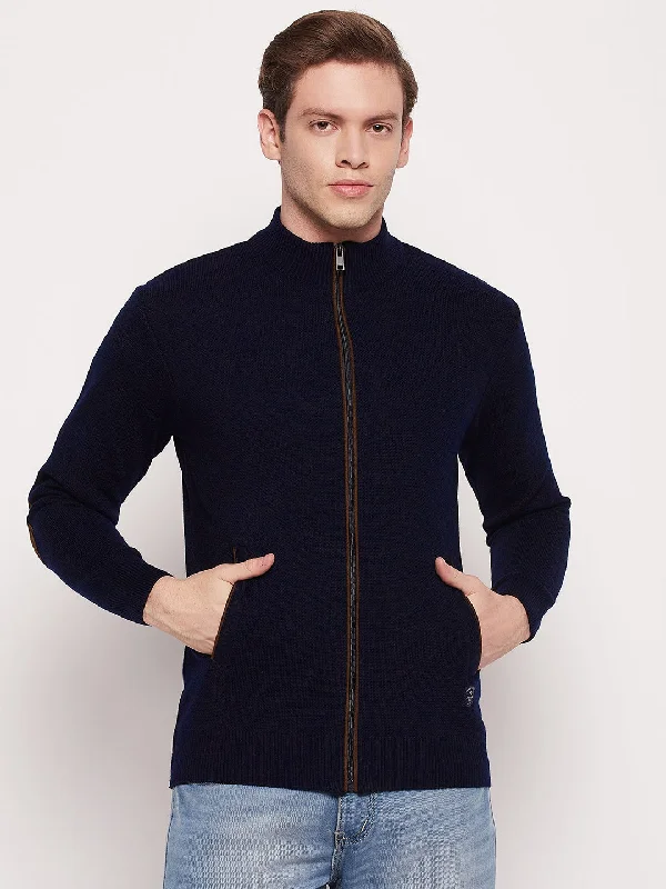 Unique Design Men Navy Sweater