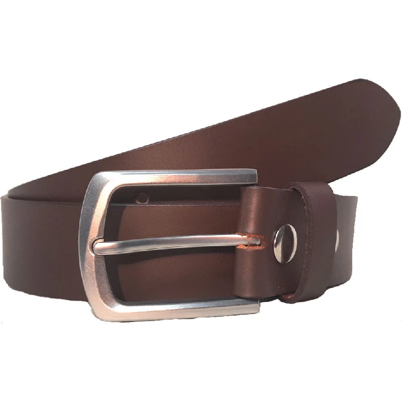 High-end Fashion Men's Genuine Leather Plain Belt