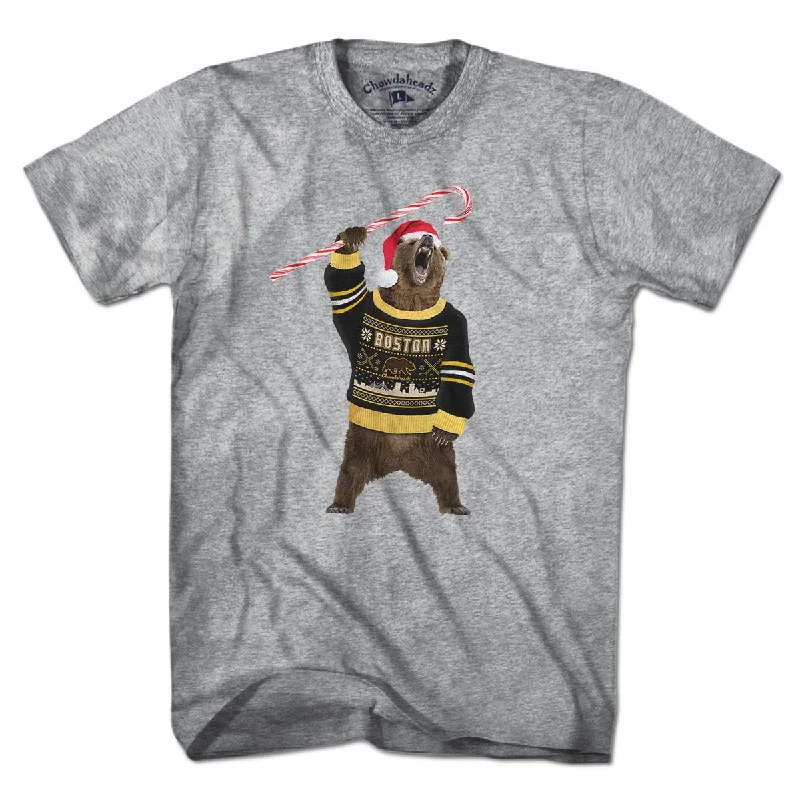 Exquisite Design Boston Holiday Sweater Bear T-Shirt