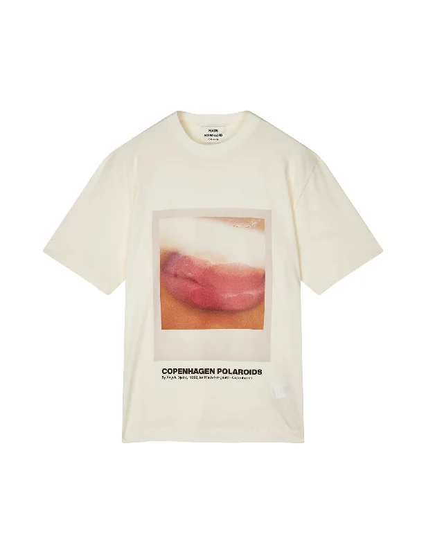 High-end Fashion Single Organic Dassel Tee, Snow White