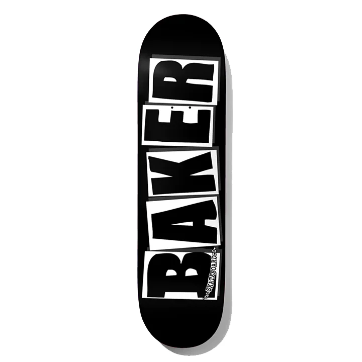 Nightclub Style Baker Brand Logo Deck Black/White - Assorted Sizes