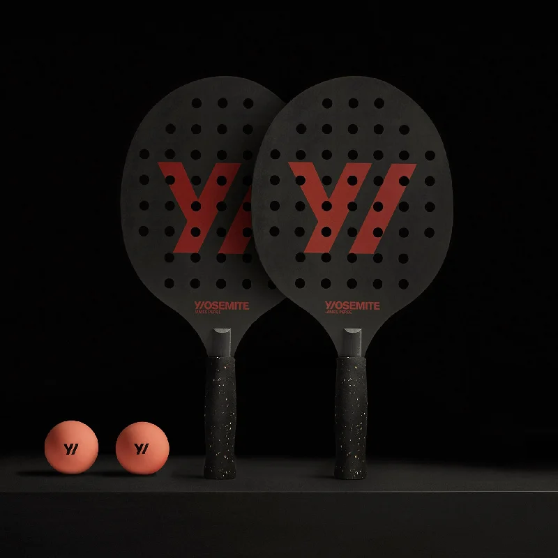 Free And Casual Y/OSEMITE Printed Richlite Paddleball Set - Red