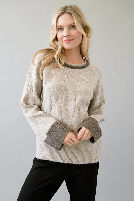 Cozy Pants Contrast Pullover