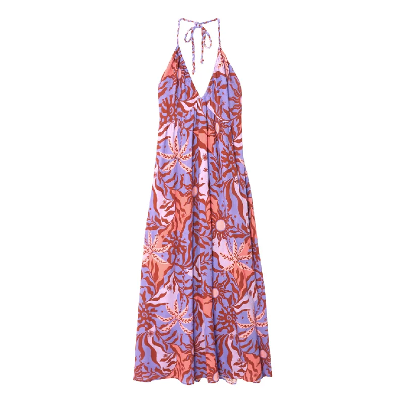 Fresh Wear Lilac Fire Maggie Halter Dress